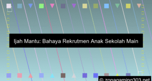 Ijah Mantu Rekrut Anak Sekolah Main Slot Online