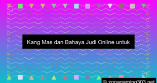 Kang Mas Pasarkan Slot Online Ke Bocah Smp