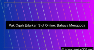 Pak Ogah Edarkan Slot Online Ke Anak Sma